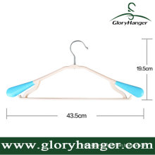 Household Plastic Hanger with Matel Hook